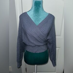 Sparkly blue sweater shirt 👚✨